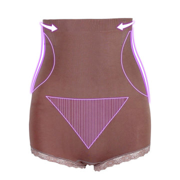 High quality pink exquisite lace panties shapewear slimming underwear women